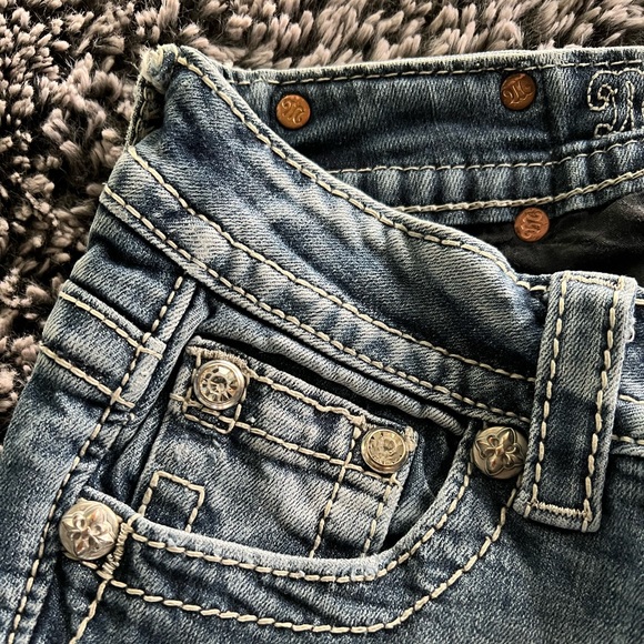 MissMe Light Blue Jeans - Picture 2 of 5